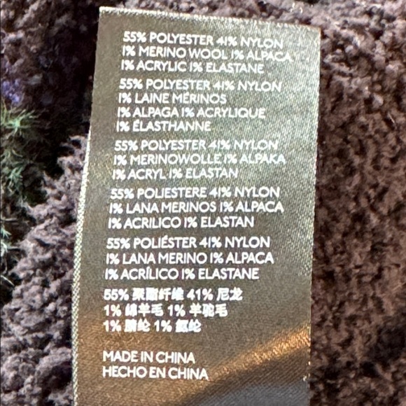 Pilcro Selene Fair Isle Mock Neck Pullover Sweater - Picture 10 of 10